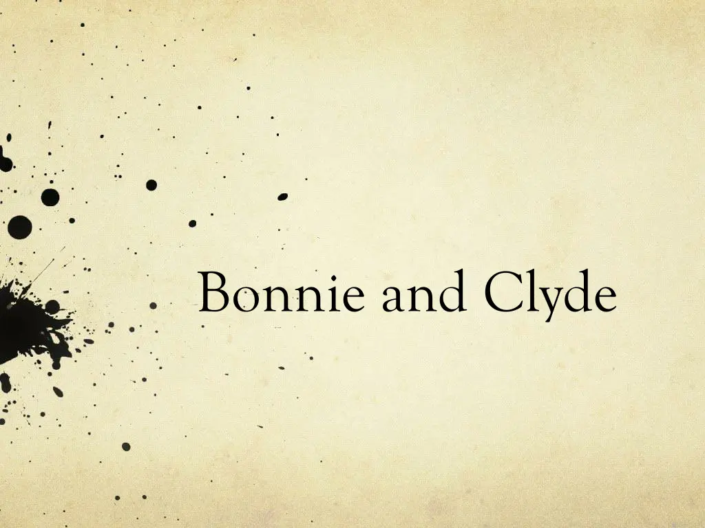 bonnie and clyde