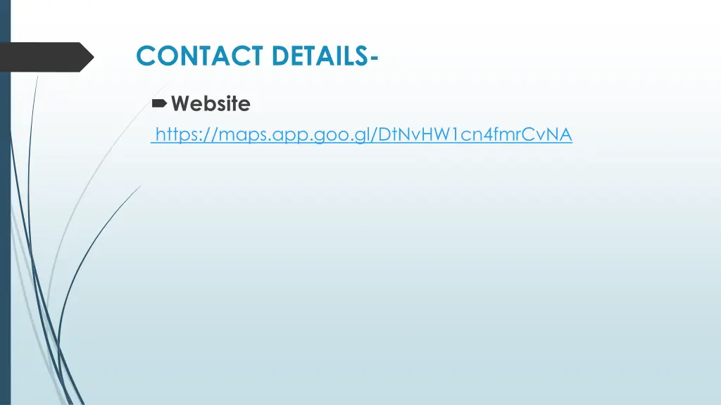 contact details