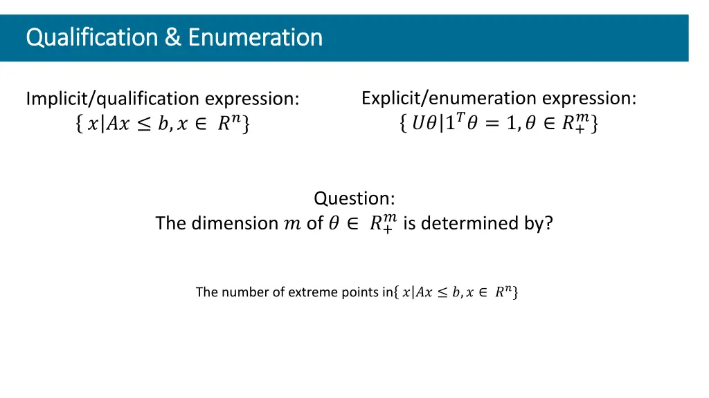 qualification enumeration qualification 1
