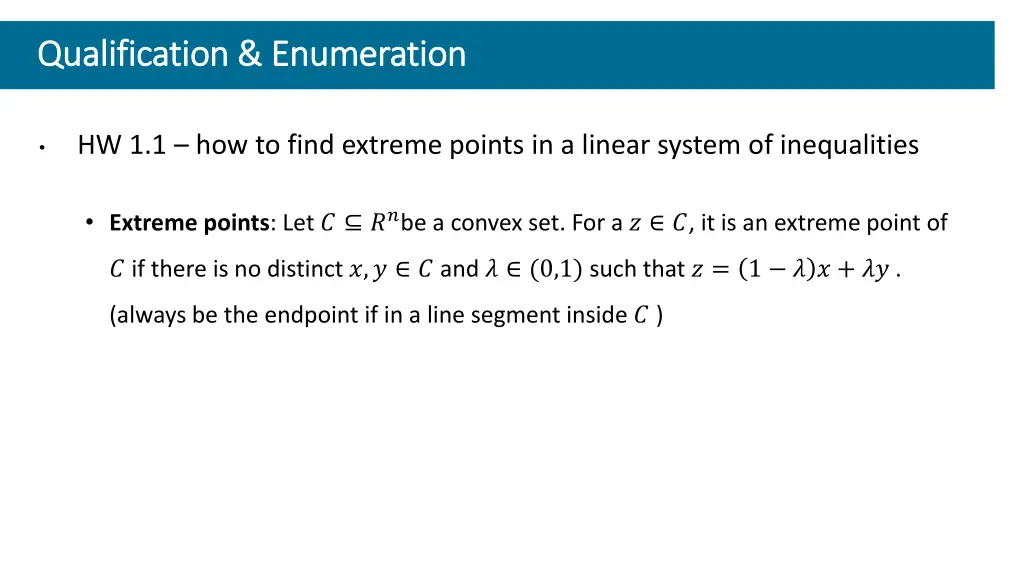qualification enumeration qualification 2