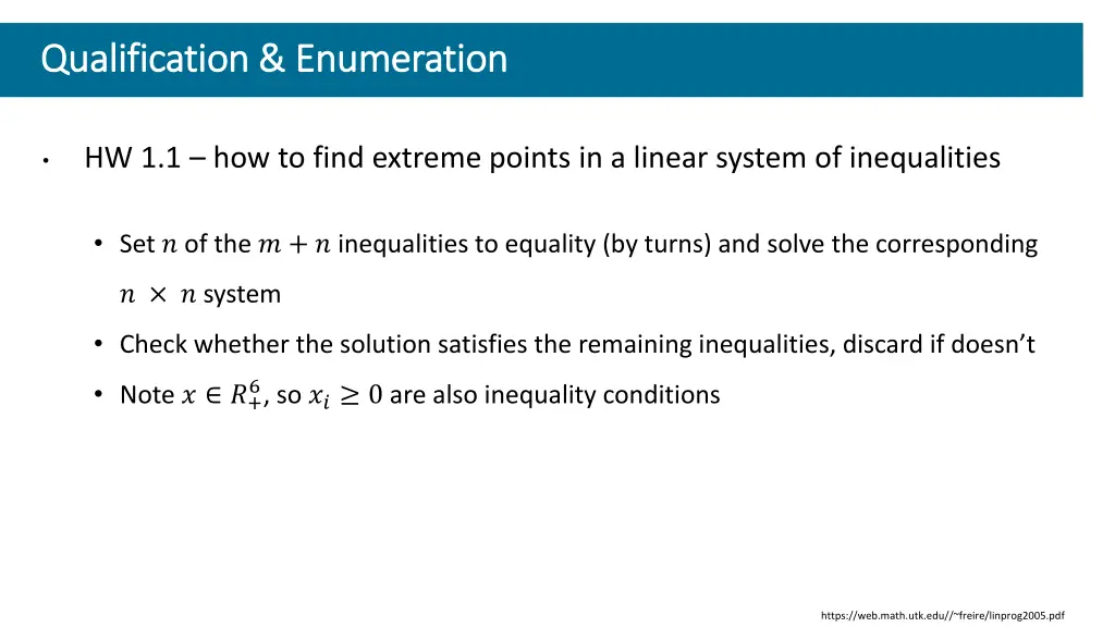 qualification enumeration qualification 3