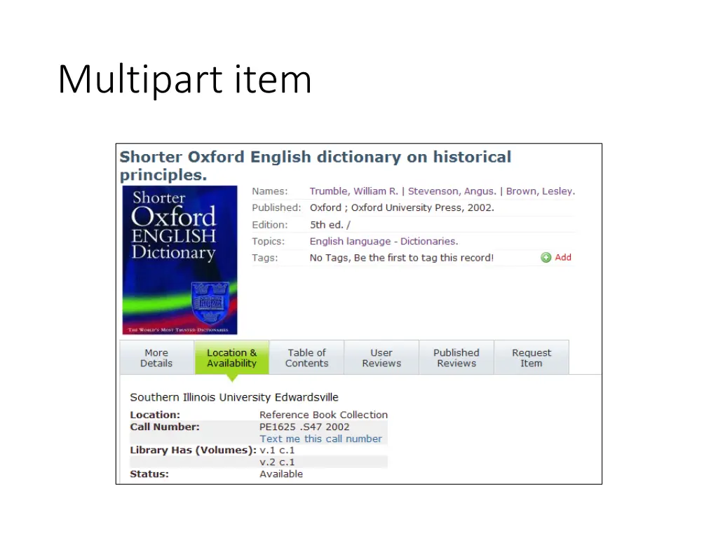 multipart item