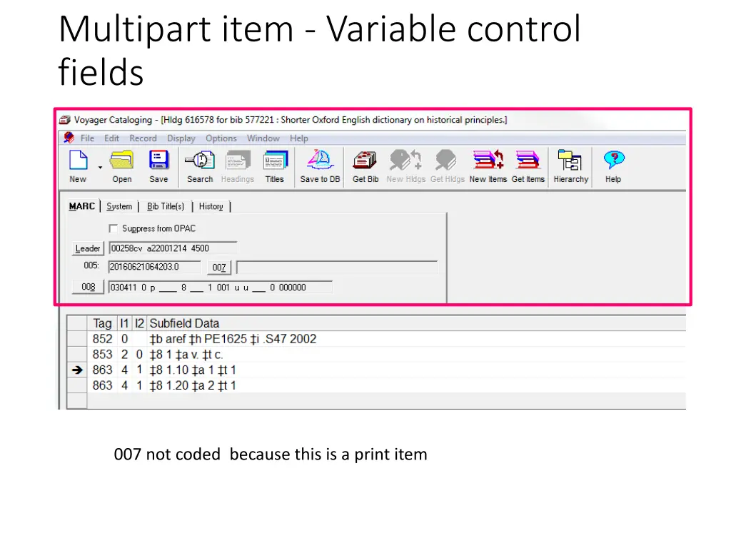 multipart item variable control fields