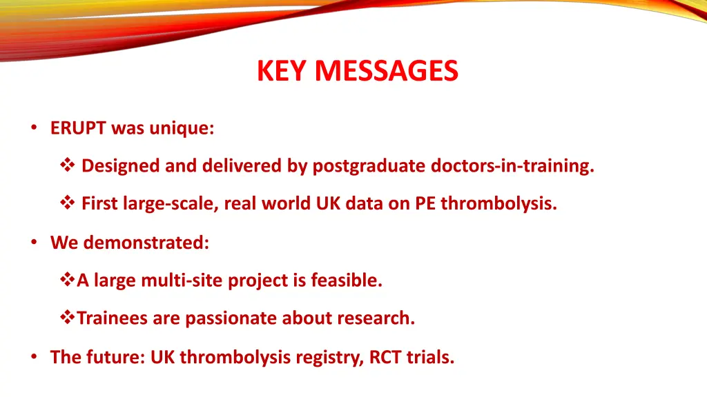 key messages 1