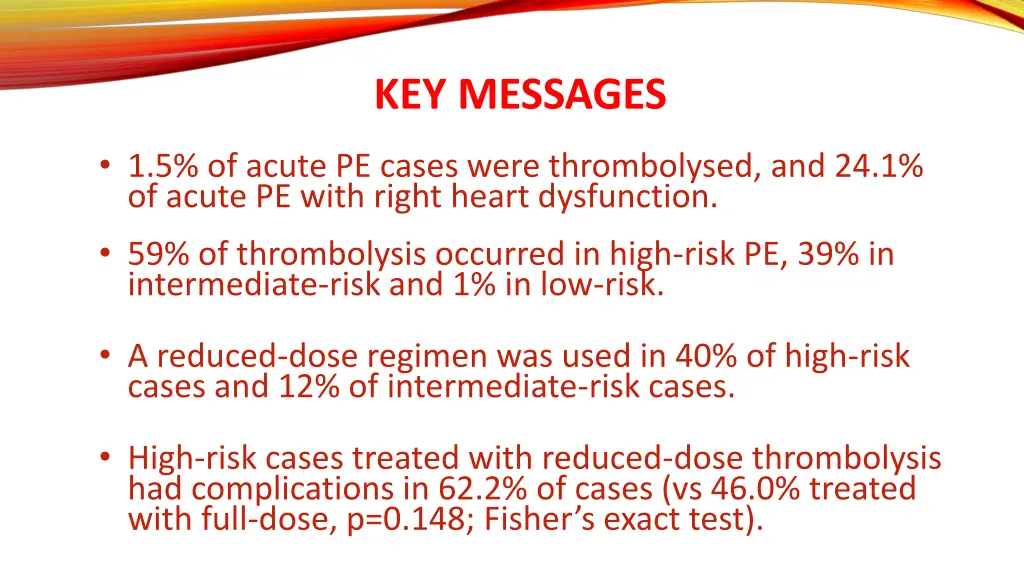 key messages