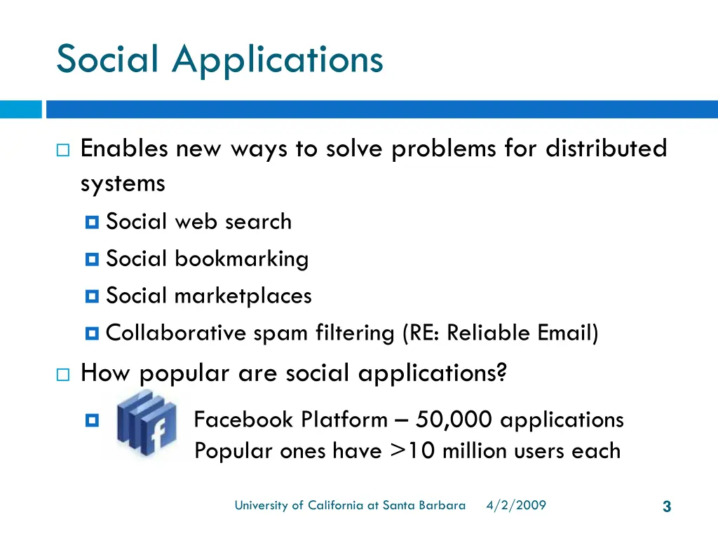 social applications