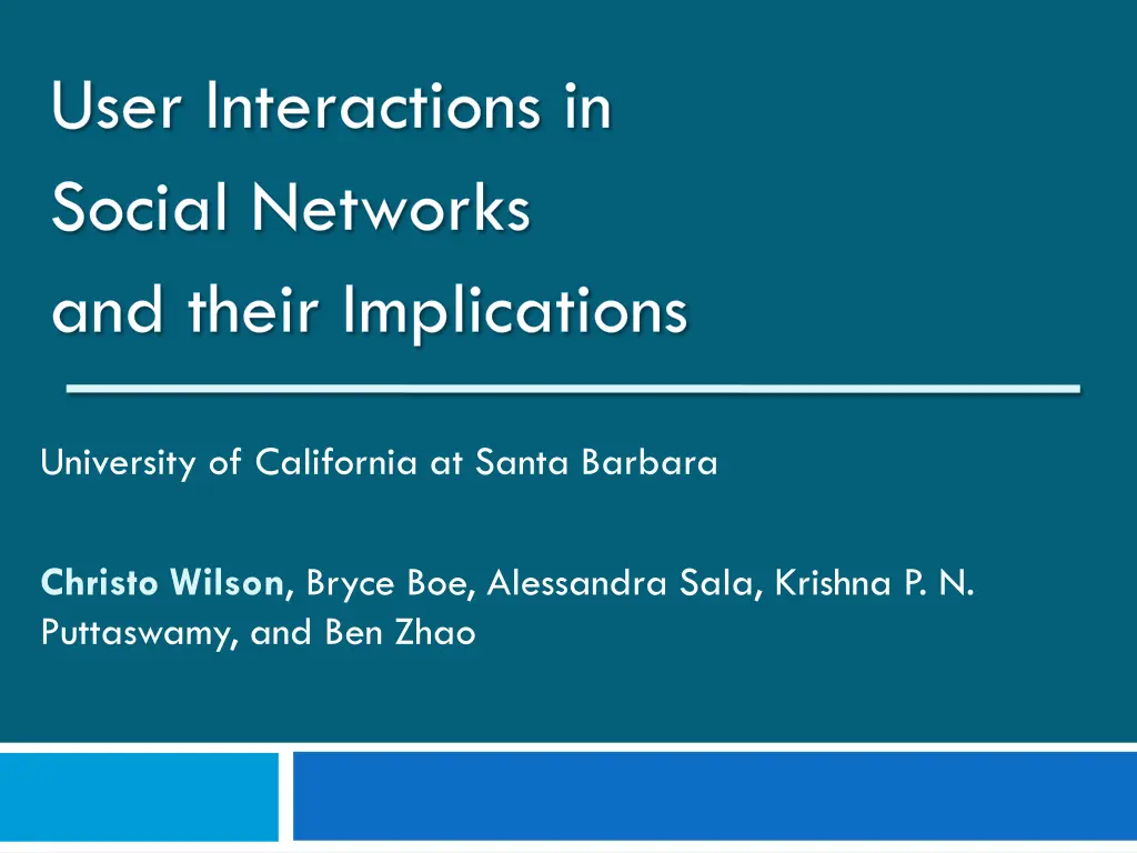 user interactions in social networks and their