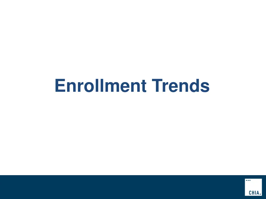 enrollment trends