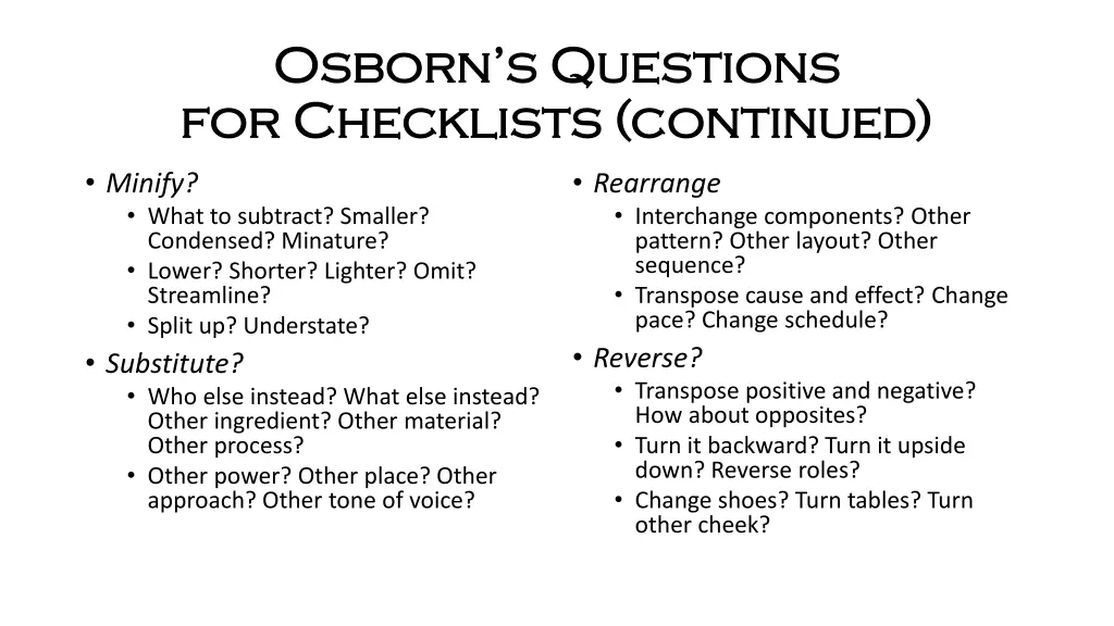osborn s questions osborn s questions 1