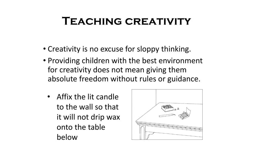 teaching creativity 1