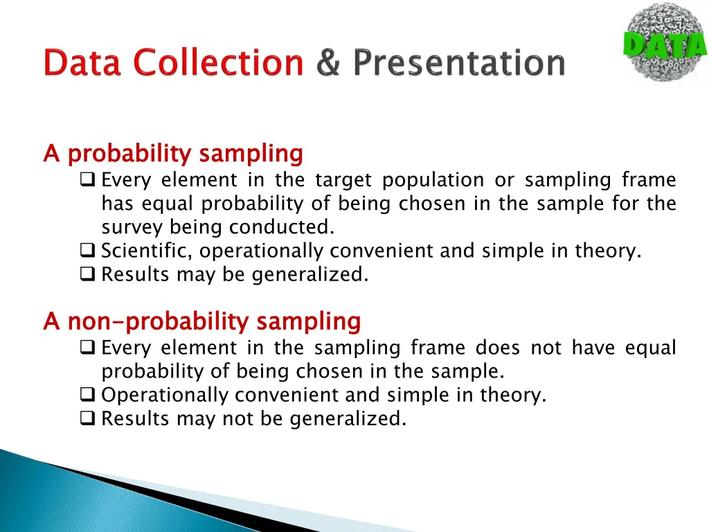 a a probability every element in the target