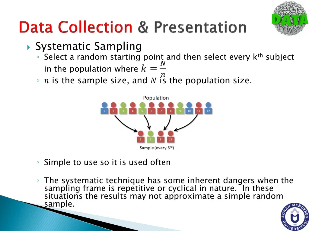systematic sampling select a random starting