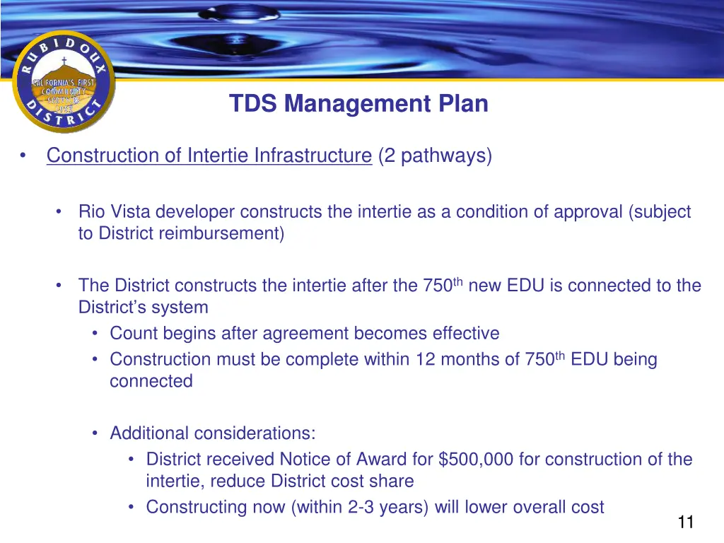 tds management plan 1