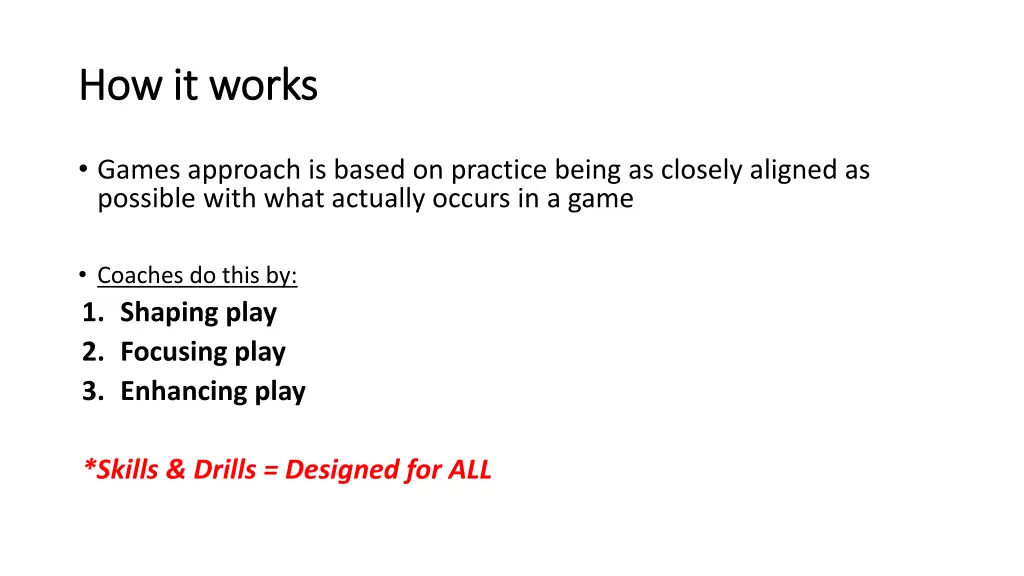 how it works how it works