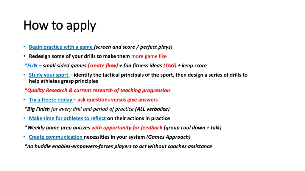 how to apply how to apply