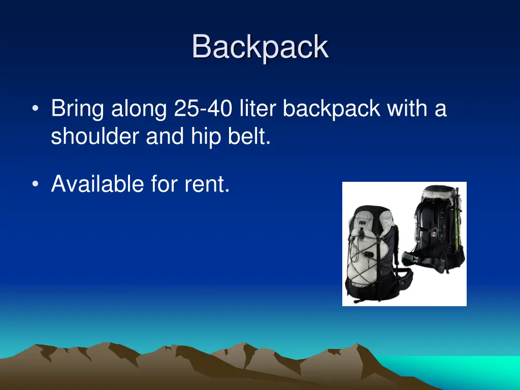 backpack