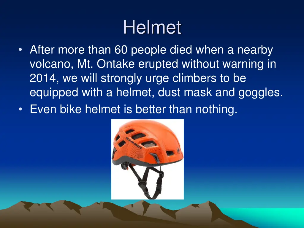 helmet