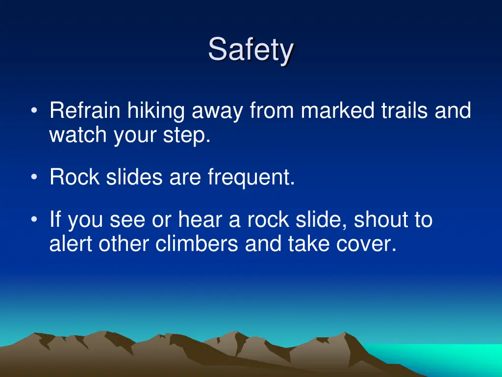 safety