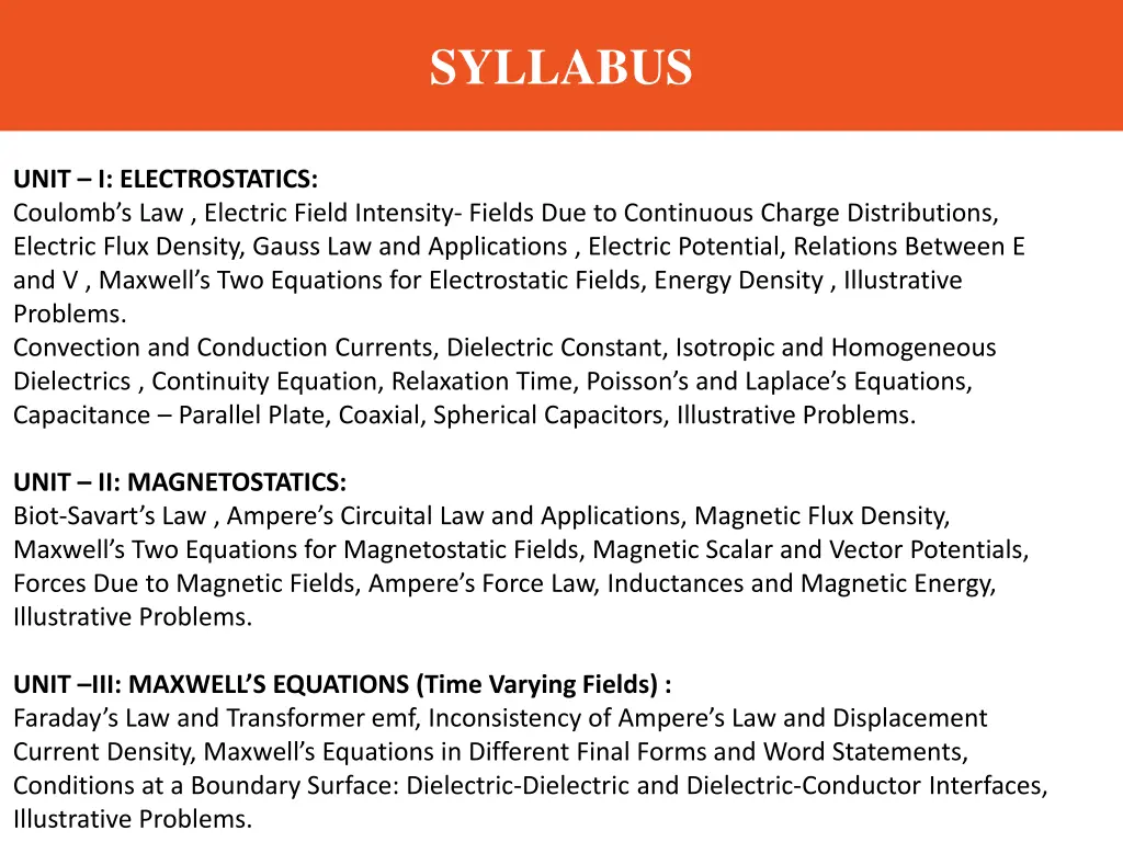 syllabus