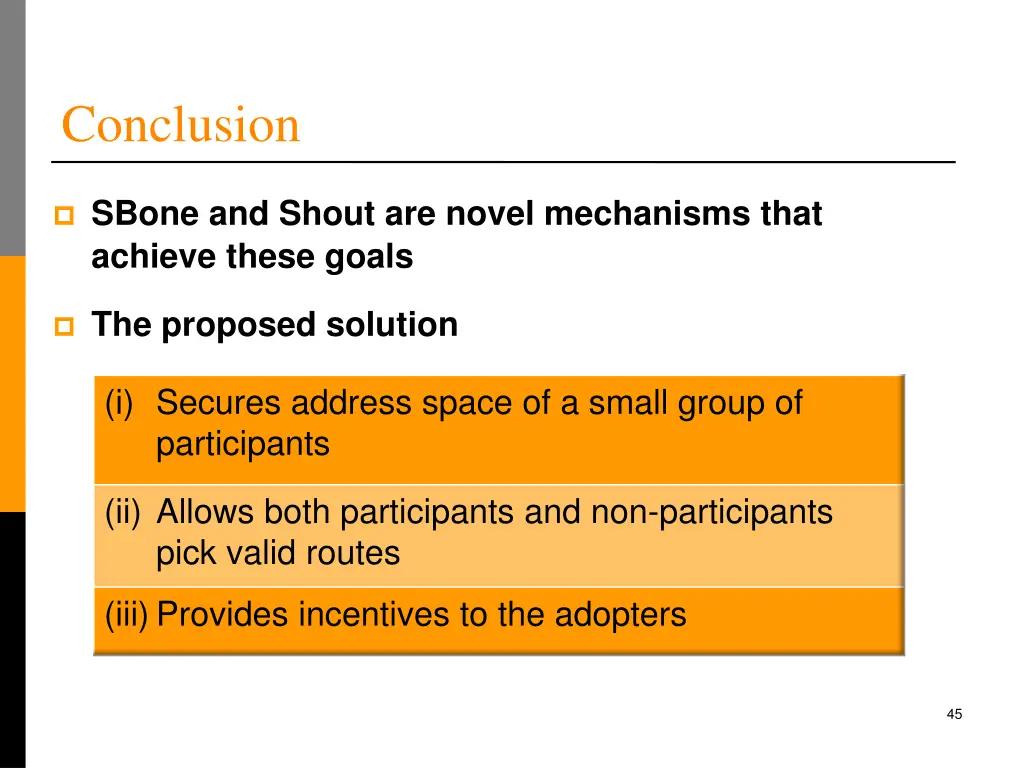 conclusion 1
