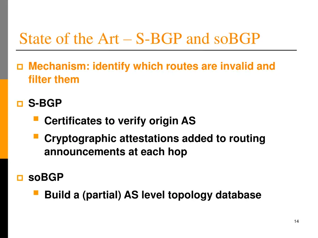 state of the art s bgp and sobgp