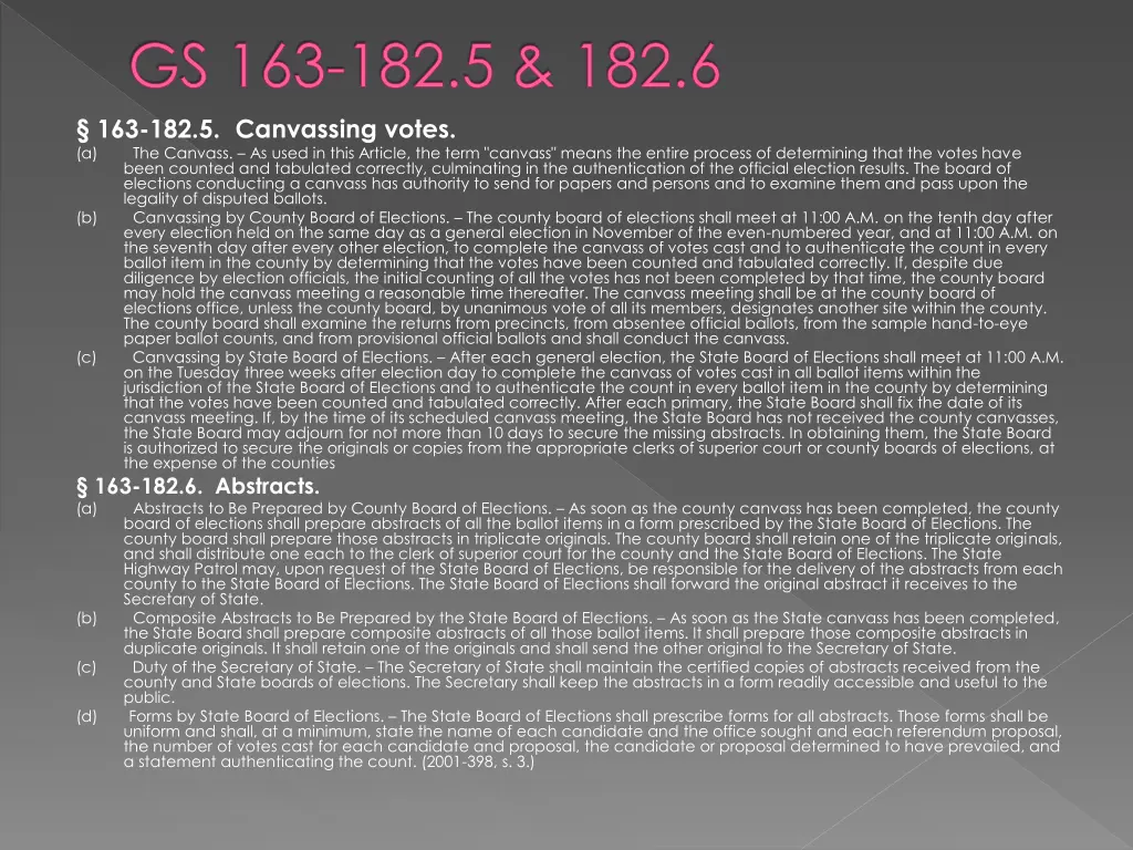 gs 163 182 5 182 6 163 182 5 canvassing votes