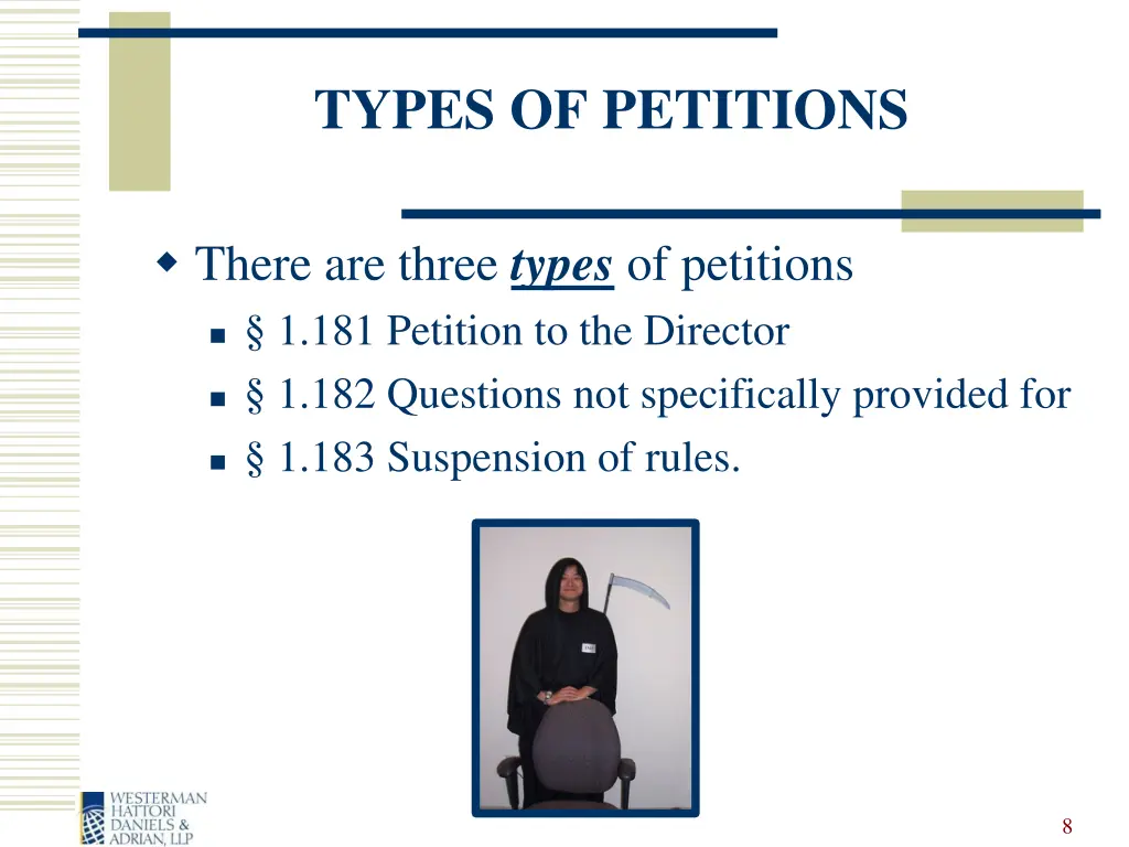 types of petitions