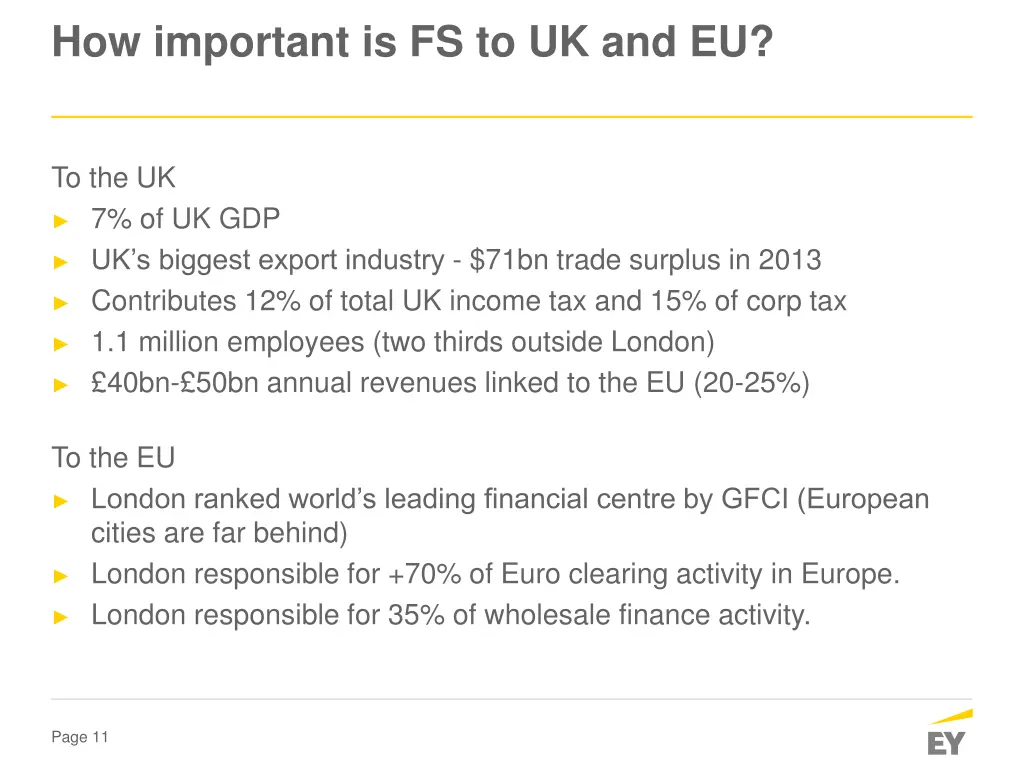 how important is fs to uk and eu