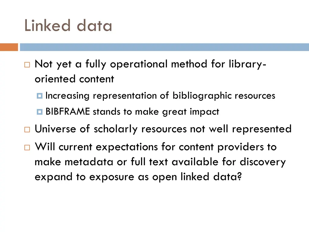 linked data 1