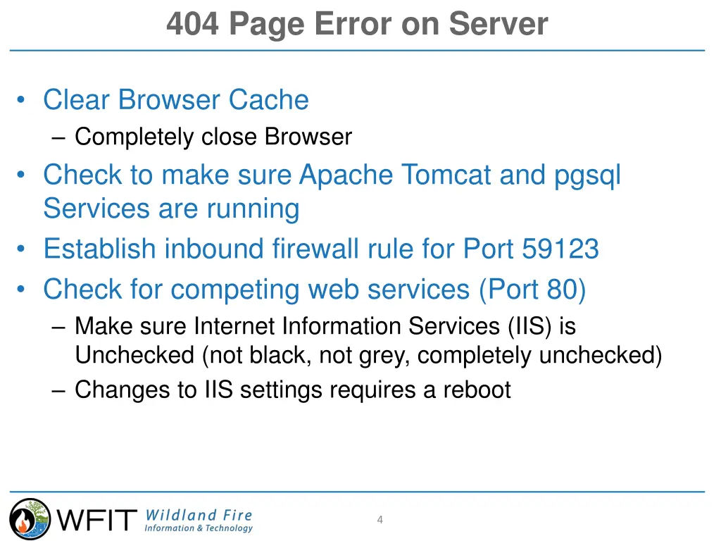 404 page error on server