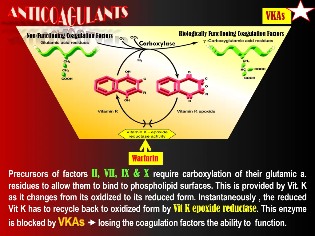 anticoagulants anticoagulants non functioning