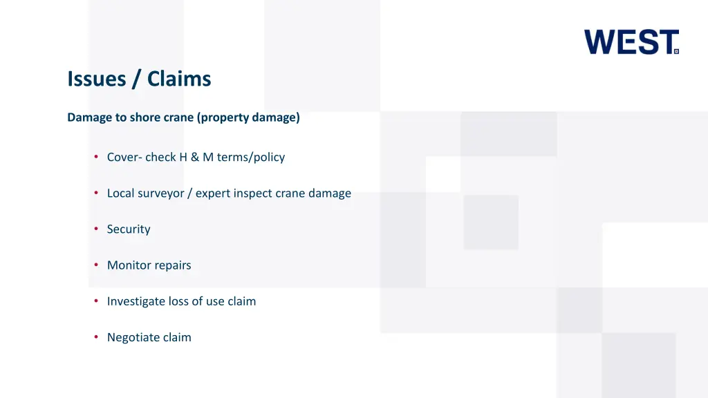 issues claims 4