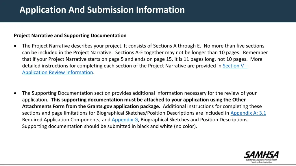 application and submission information 2