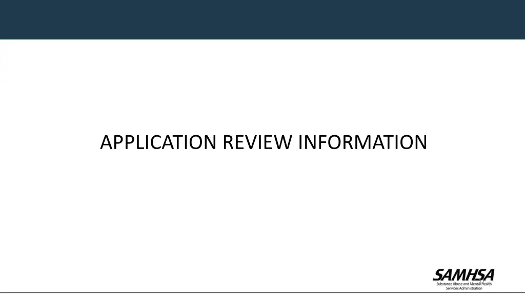 application review information