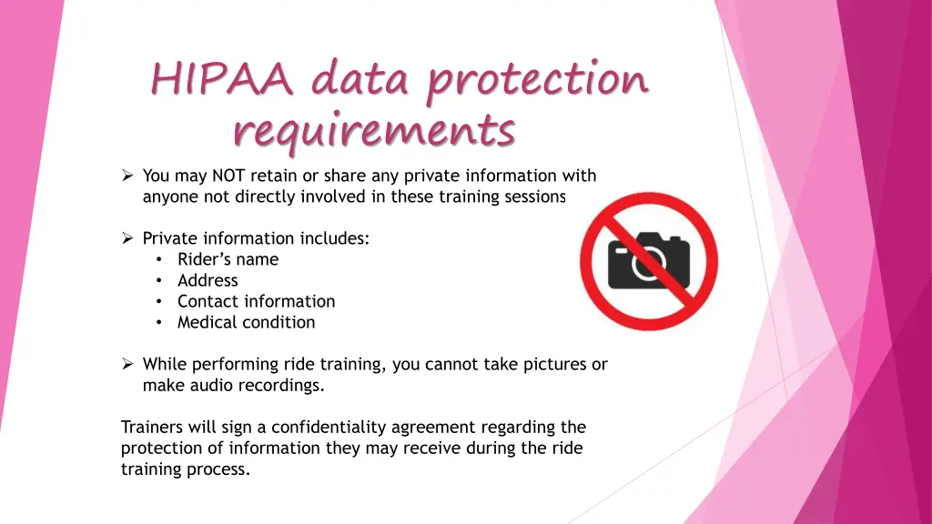hipaa data protection requirements