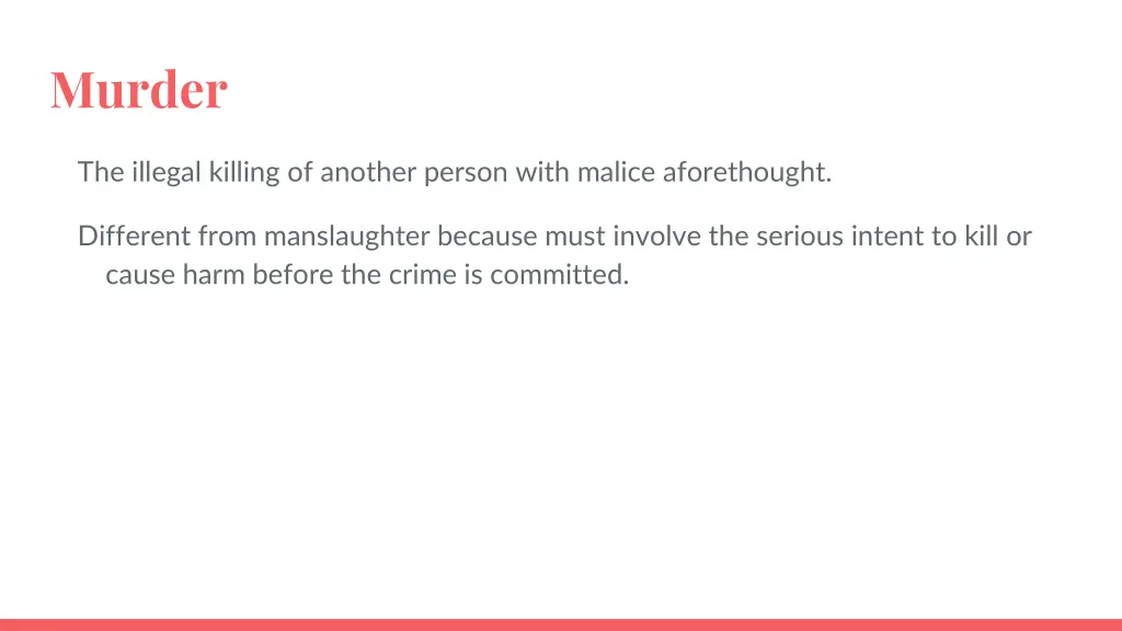 murder