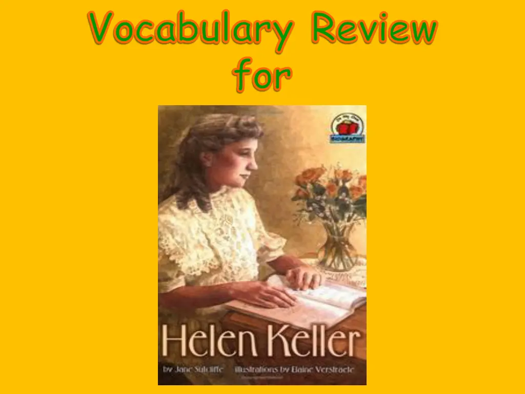 vocabulary review for
