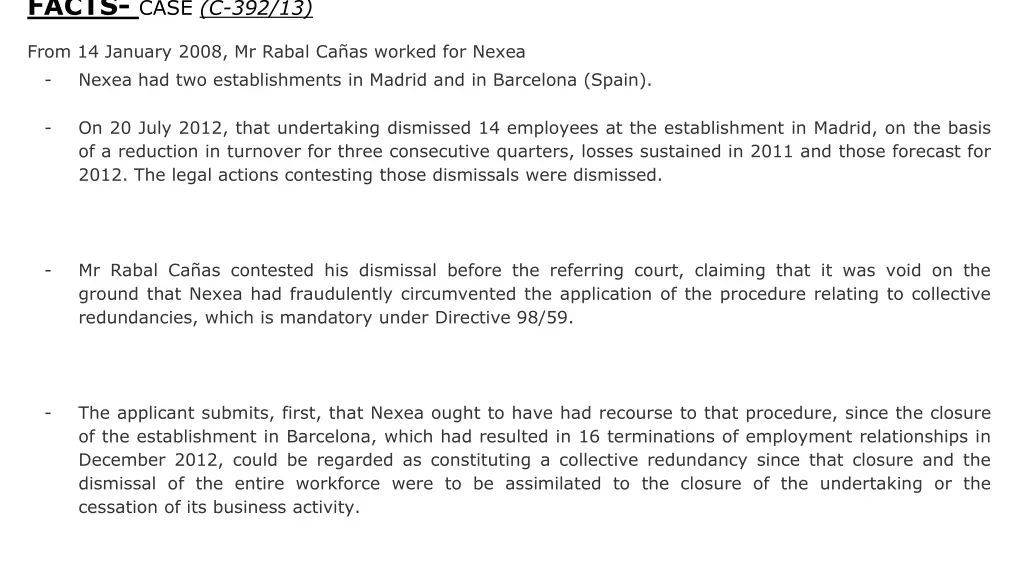 facts case c 392 13