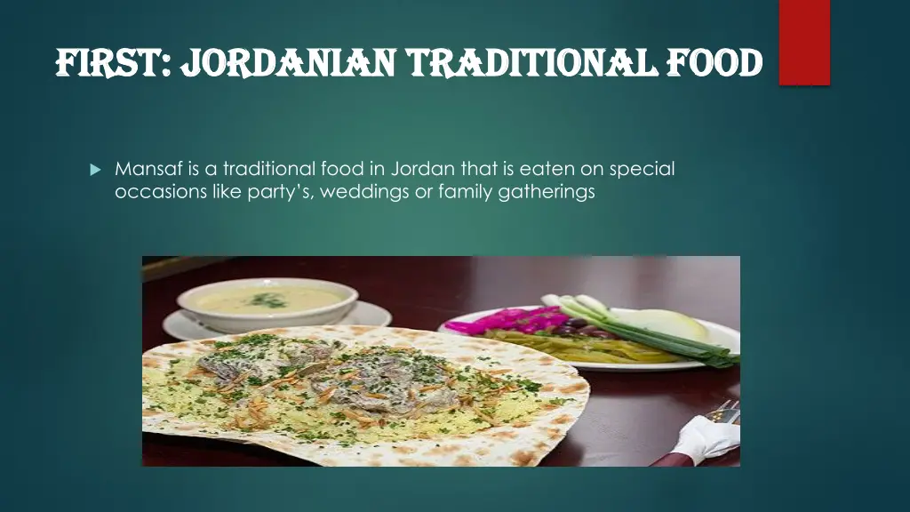 first jordanian first jordanian traditional food