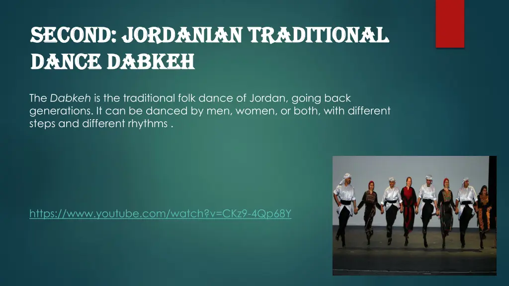 second jordanian traditional second jordanian