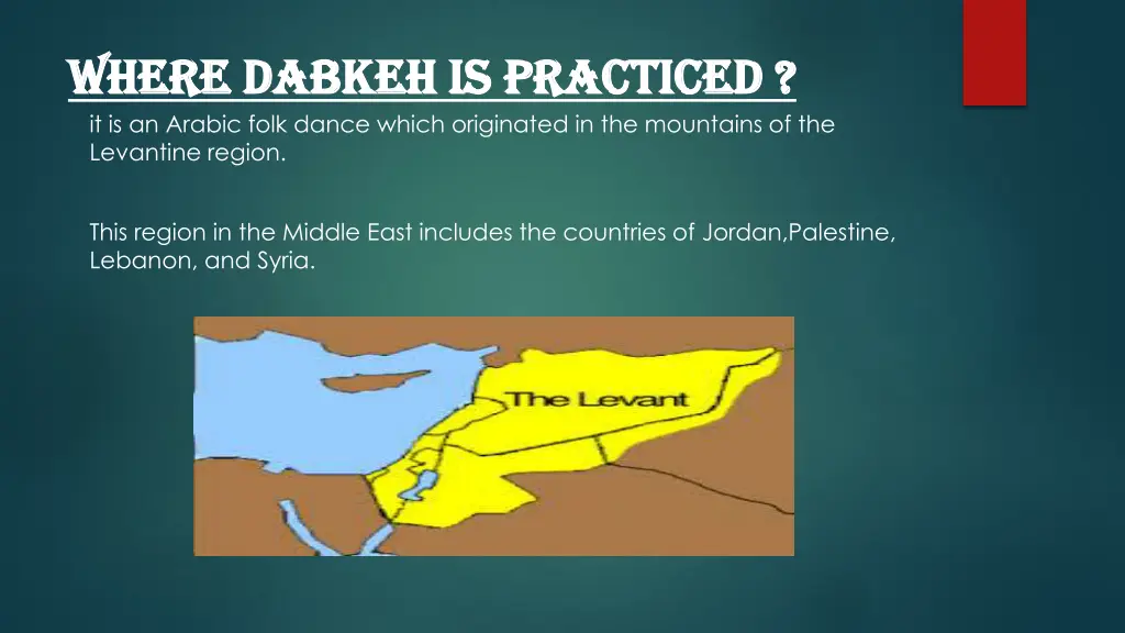 where where dabkeh dabkeh is practiced