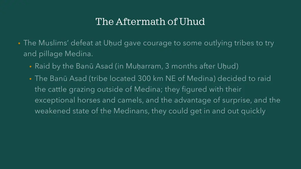 the aftermath of uhud 18