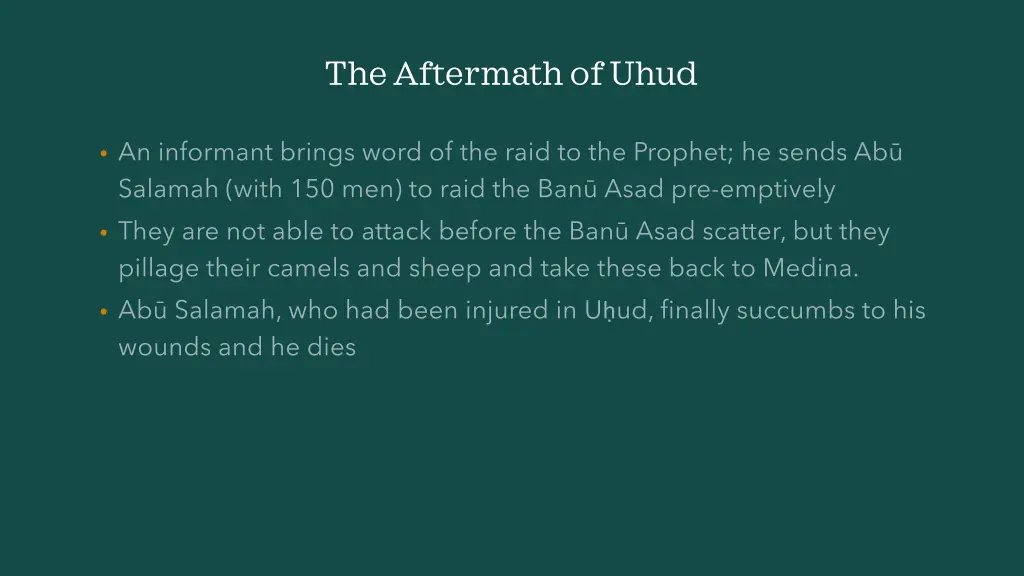 the aftermath of uhud 19