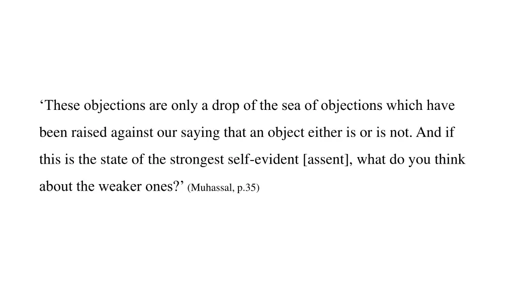 these objections are only a drop