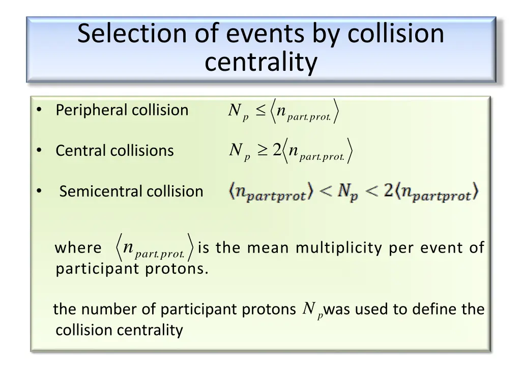 selection of events by 12 c 181 ta collision