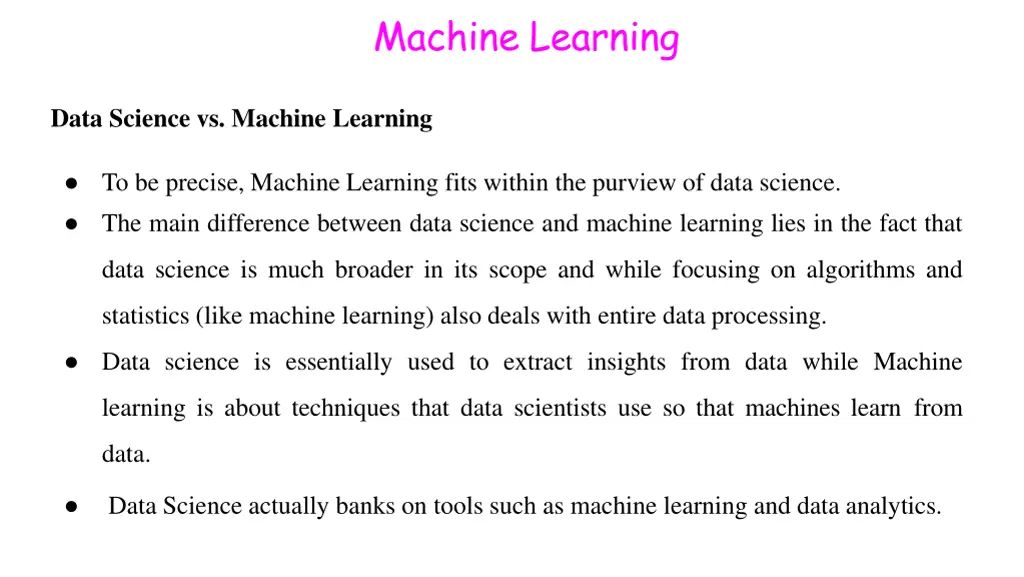 machine learning 12