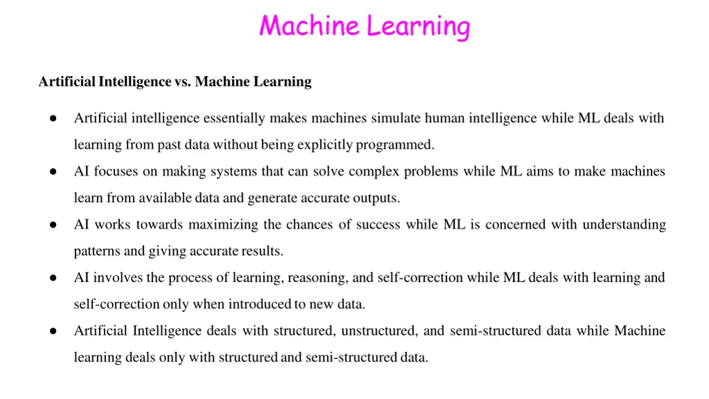 machine learning 13