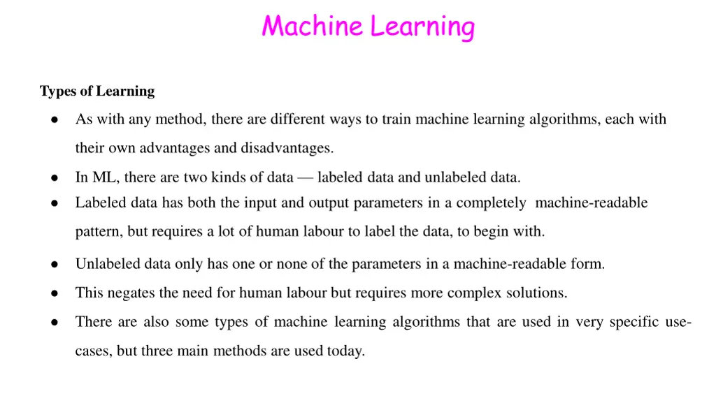 machine learning 14