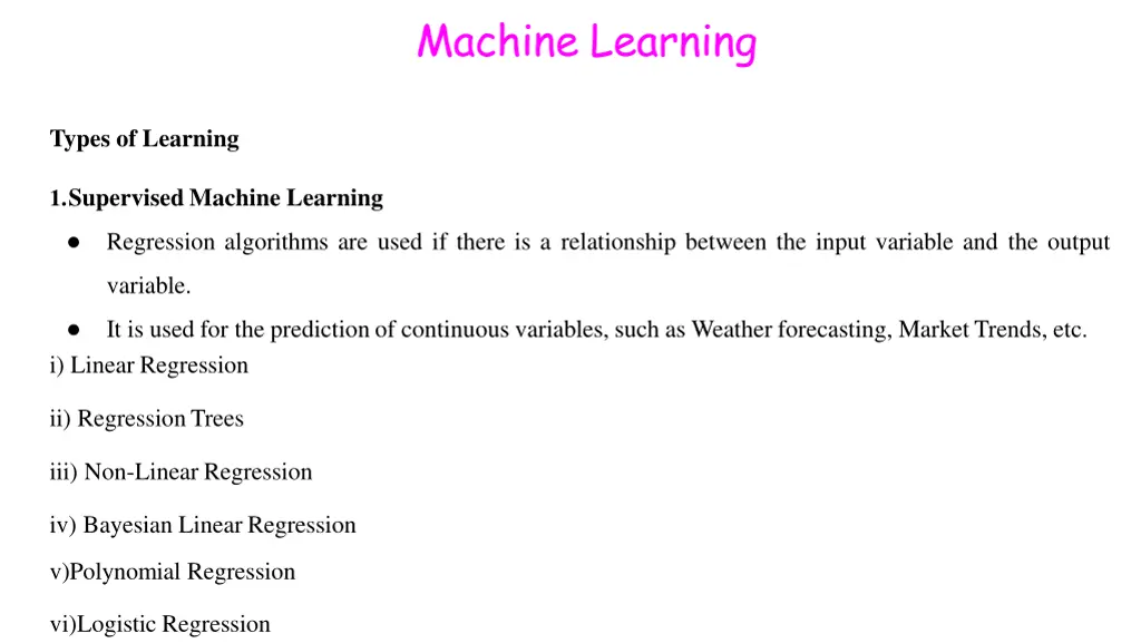 machine learning 19