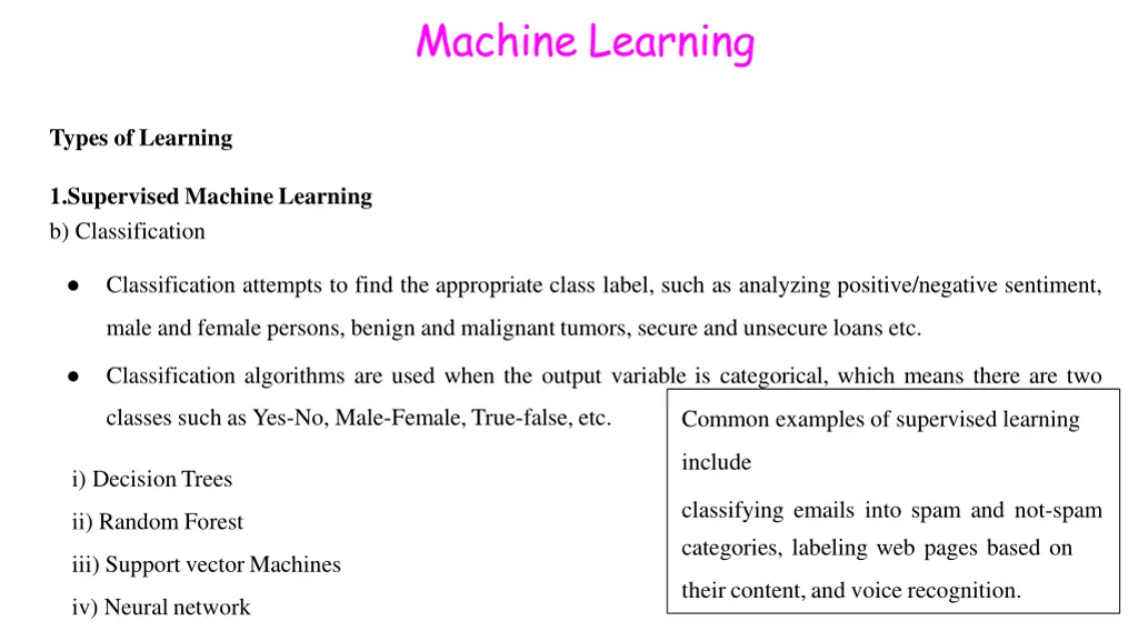 machine learning 20